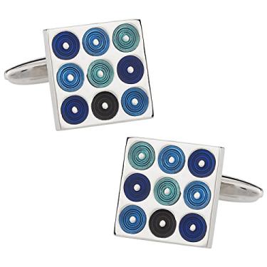 Imagem de Cuff-Daddy Toca-discos azul com caixa de apresentação