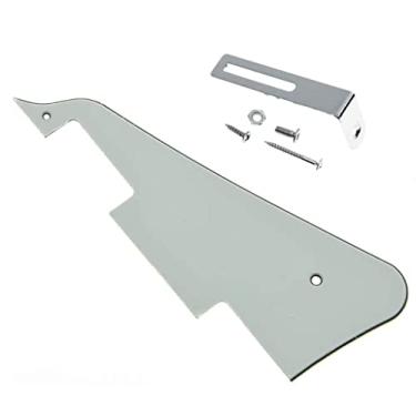 Imagem de KAISH Pickguard de guitarra LP de 3 camadas marfim com suporte cromado para Epiphone Les Paul