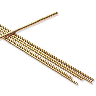Imagem de Vara de solda 10 peças hastes de solda de latão varas HS221 fio de solda de latão de estanho 1,6 x 250 mm para ferramentas de reparo de soldagem de soldagem eletrodo haste de soldagem a arco