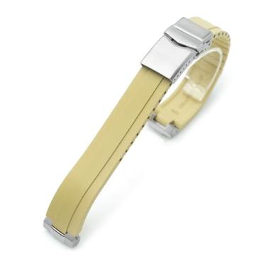 Imagem de Pulseira de borracha Crafter Blue FKM de 20 mm compatível com Seiko 63MAS SPB143 SPB145, marrom