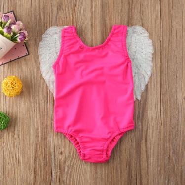 Imagem de Maiô Biquíni Body De Bebê Infantil Moda Praia Piscina Com Asa - Só Pri