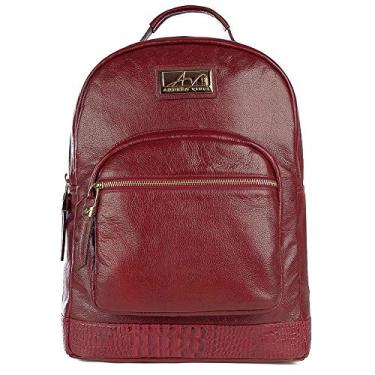 Imagem de Mochila Feminina de Couro Milla - Vermelho