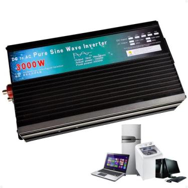 Imagem de Inversor de Tensão Onda Senoidal Pura 3000w 24v 110v - JINSI