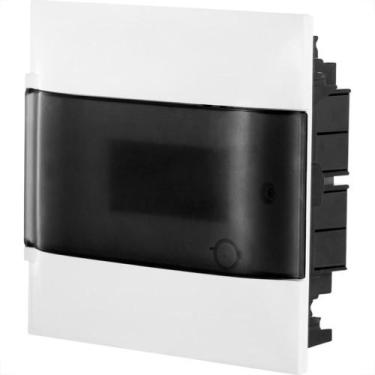 Imagem de Centrinho Legrand Pvc Embutir Com Tampa Transparente 08Din 134018 - PI