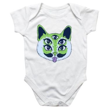 Imagem de Body intantil Alien Cat Gato Alienigena - Alearts, G