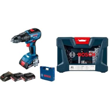 Imagem de Kit Bosch GSB 18V-50 Brushless + Kit V-Line 41pç