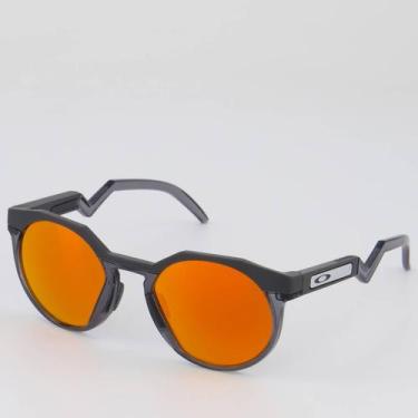 Imagem de Óculos de Sol Oakley HSTN Matte Ruby Cinza e Vermelha, Único