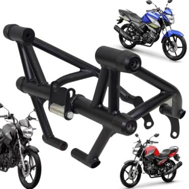 Imagem de Protetor Stunt Race FAZR 150 / YBR FACTOR 150 / YBR 125 FACTOR Slider de proteção motor e carenagem Stunt Cage FZER (PRETO FOSCO)