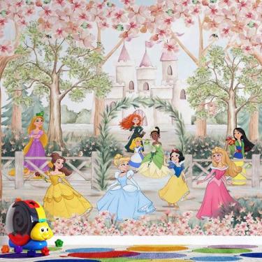 Imagem de Papel de Parede Princesas da disney AL 48 - AloPapers, 3,50m de largur