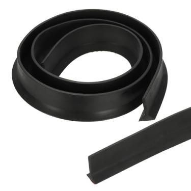 Imagem de PATIKIL Protetor de barragem de água de limite de chuveiro dobrável de 99 cm, barreira de rolha de chuveiro, protetores autoadesivos contra respingos para parte inferior de porta de chuveiro sem