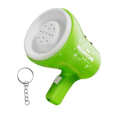Imagem de Esquirla Palestrante portátil do megafone alto com a cadeia suspensa Creative Megaphone BullHorn amplificador portátil para vender promover, Verde