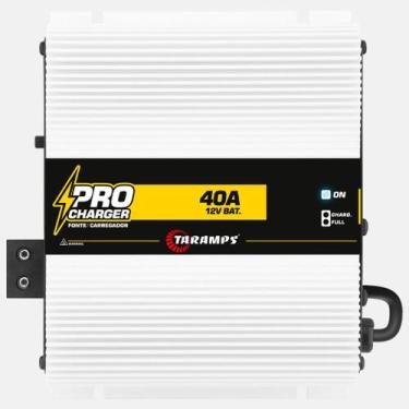 Imagem de Fonte Carregador de Bateria Taramps Pro Charger 40 Amperes Automotiva 