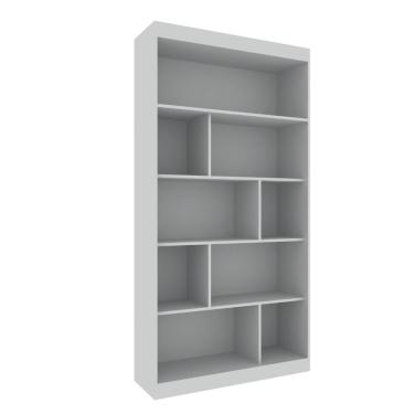 Imagem de Estante para livros 93 cm branco tx/branco tx - hecol