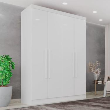 Imagem de Guarda-roupa Casal 4 Portas 2 Gavetas França