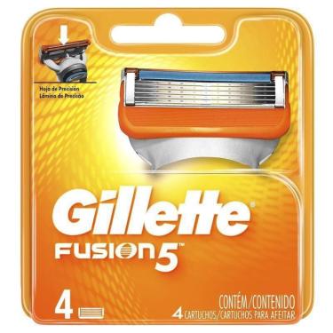 Imagem de Carga Gillette Fusion 5 Com 4 Unidades