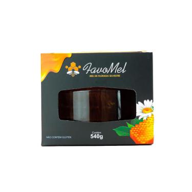 Imagem de Favo de Mel Abelha Africana Puro 100% Natural na Caixa 540g