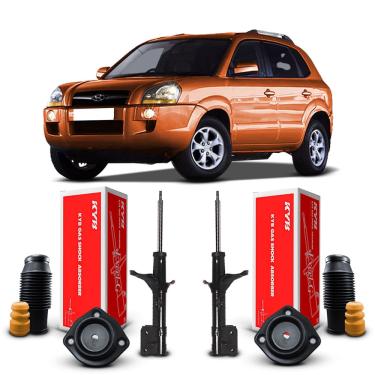 Imagem de Par Kit Amortecedor Kayaba Coxim Batente Coifa Traseiro Hyundai Tucson 2007 2008 2009 2010 2011 2012 2013 2014 2015