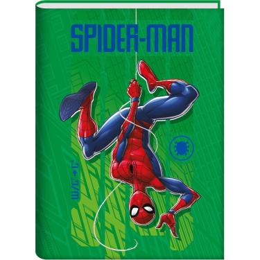 Imagem de Caderno brochura 1/4 spiderman verde school basics