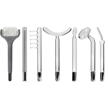 Imagem de Kit Jogo Eletrodo Vidro Alta Frequência Estética 7 Unidades