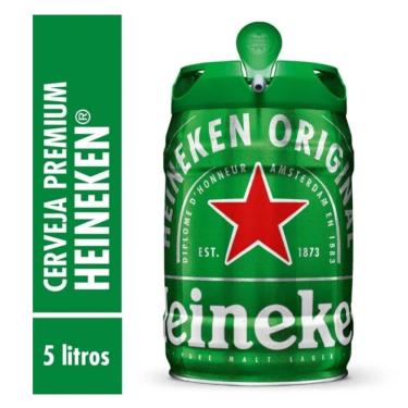 Imagem de Cerveja Chopp Heineken Barril 5 Litros