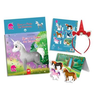 Imagem de Kit Tiara Yuna e Poder dos Unicornios Vermelha - VALE DAS LETRAS, 3