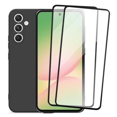 Imagem de Kit Capa Capinha Aveludada e 2 Películas de Vidro 3D Compatível Samsung Galaxy A56 - SMART E CASE