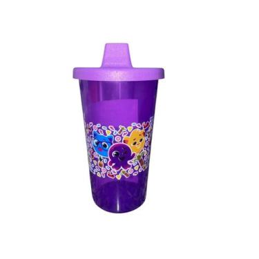 Imagem de Copo Personagens C/Tampa Easy Infantil 340 Ml - BabyGo, Bolofofos