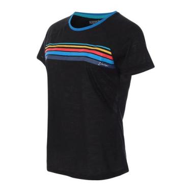 Imagem de Camiseta Speedo Vintage Feminina, Feminino, GG, Preto