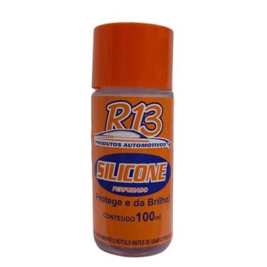Imagem de Silicone Liquido R-13 Perfumado 100ml - Proteção e Brilho para Interio