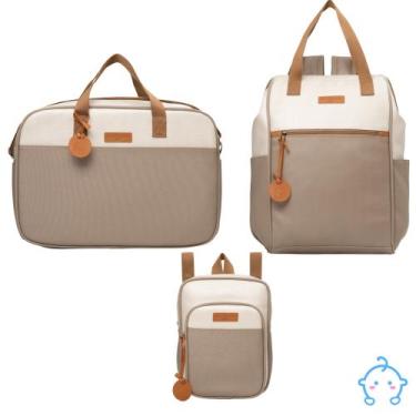 Imagem de Kit de Bolsa Maternidade Petit Completo - Pirulitando, Cinza
