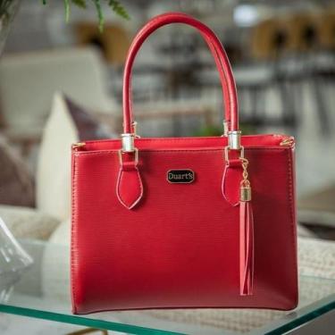 Imagem de Bolsas Femininas Media de Mão e Transversal - Duart's, Vemelho