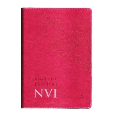 Imagem de Biblia de Estudo Nvi - Pink - Capa Luxo - EDITORA VIDA