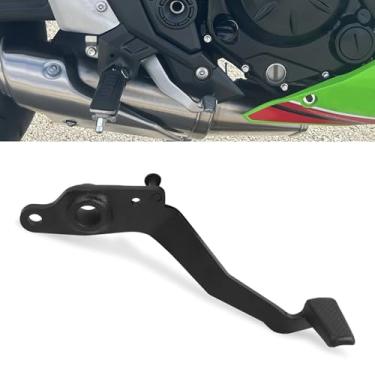 Imagem de PIKPOP Pedal de alavanca de freio traseiro de motocicleta compatível com Kawasaki Ninja 650 Z650 Z650RS 2017-2025 (preto)