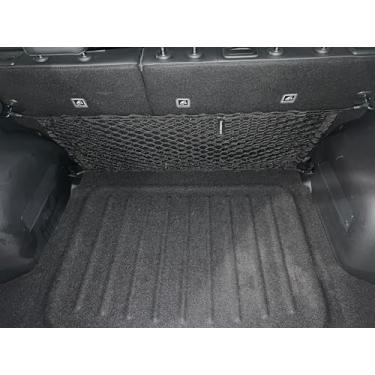 Imagem de Rede de carga de malha elástica automotiva estilo banco traseiro para Kia NIRO EV (SG2) 2022-2023 - Organizador e armazenamento de porta-malas premium - Rede de bagagem para crossover - Melhor
