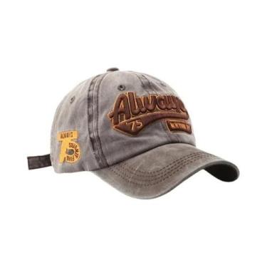 Imagem de Boné de Beisebol Unissex Vintage - Algodão Lavado, Bordado e Estilo Sn