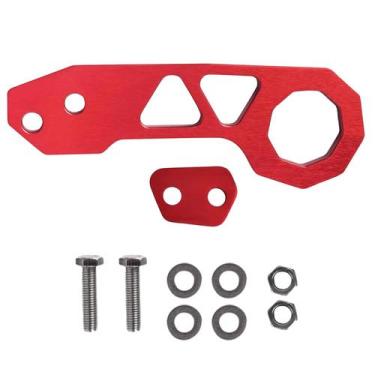Imagem de Engate Reboque Esportivo Tow Hook Universal Vermelho Carro - Estilo Br