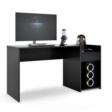 Imagem de Mesa Escrivaninha Computador Escritório Office Gamer Pc Cores - Lojas 