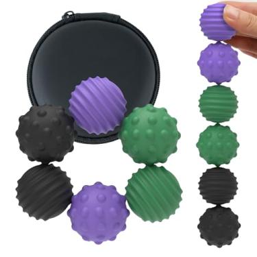 Imagem de HengLiSam Bolas Antiestresse Magnéticas De Silicone Henglisam, Brinquedo Magnético Fidget Com Força Profissional, Brinquedos Bola Para Adultos Tdah, Autismo, Ansiedade, Escritório (Pacote 6)