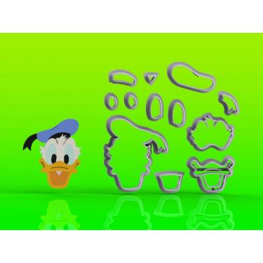 Imagem de Cortador Pato Donald Modular Tamanho 10Cm