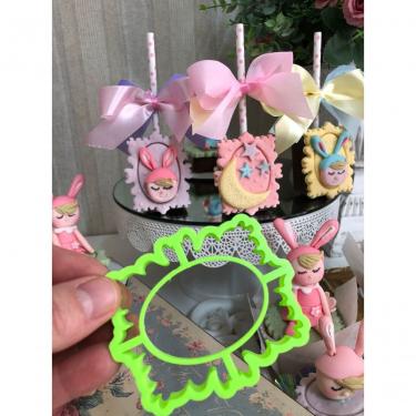 Imagem de Cortador Moldura Espelho Mod 2 3D Tamanho 6Cm