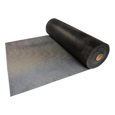 Imagem de Piso Antiderrapante Tapete Emborrachado Banheiro 1m X 1,2m (Preto)