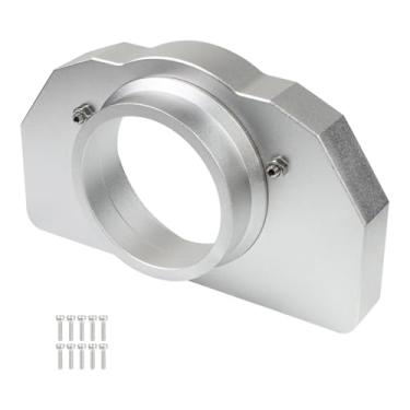 Imagem de ZGUZMCMK Suporte de Volante para Jogos, Suporte de Liga de Alumínio, Substituição para G25 G27 G29 G920 G923, Utilitário de Modificação Resistente, Prateado