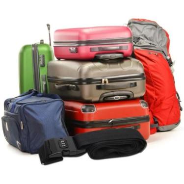 Imagem de Cinto De Segurança Três Dígitos Fechadura Combinada Para Viagem Bagage