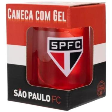 Imagem de Caneca Oficial São Paulo Gel Ideal Bebidas Geladas Presente - Blackwat