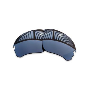 Imagem de MYCOURAG Lentes de reposição polarizadas com proteção UV para óculos de sol Oakley Flak Draft OO9364 – Revestimento espelhado de titânio polarizado