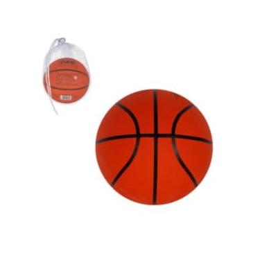 Imagem de Bola de Basquete Oficial, Tamanho 7, 74,9cm, 580g, Laranja, Borracha