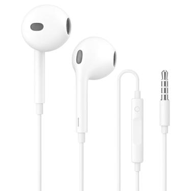 Imagem de Fone de Ouvido com Fio, Intra-Auricular, Graves Potentes, Som Nítido (branco)