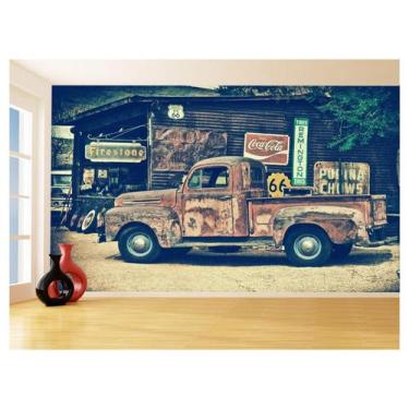 Imagem de Papel De Parede 3D Carro Antigo Clássico Vintage 3,5M Cxr38 - Você Dec