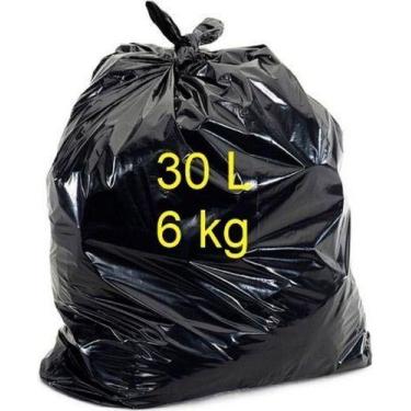 Imagem de 400 Sacos P Lixo Preto Reforçado 30 Litros + Brinde Gratis - HIGIPACK