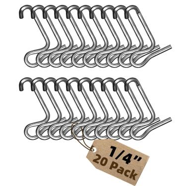 Imagem de OSROENE Aperto de arame com bolsa, ferramenta de torção de arame de cerca de 1/10.2 cm, 20 peças, 1 alça de aperto, fixador de tensão de arame farpado, tensor de cerca para apertar cerca de arame (6